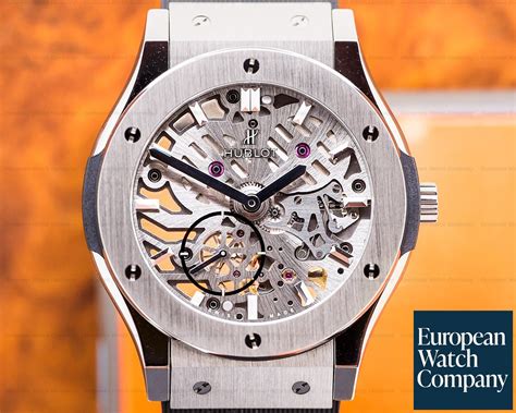 hublot skeleton titanium